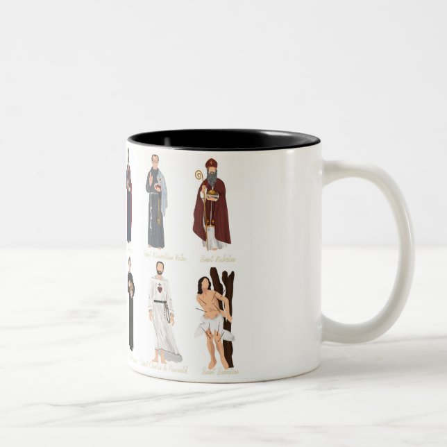 Catholic Men Saint Mug (Right)