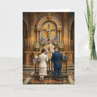 Catholic Military Wedding Invitation