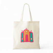 catholic mission art/mission tote/santa fe