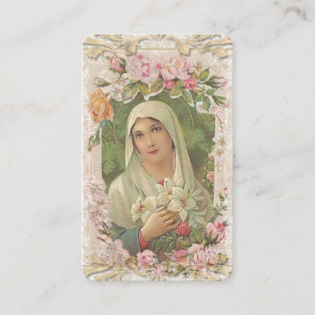Catholic Mother's Day Remembrance Holy Card (Front)