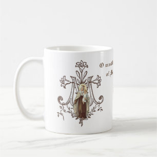Catholic Mount Carmel Virgin Mary Jesus Coffee Mug