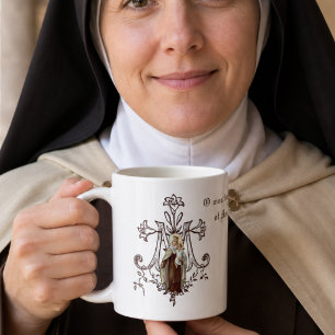 Catholic Mount Carmel Virgin Mary Jesus Coffee Mug