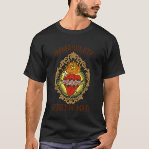Catholic Mum Immaculate Heart Of Mary Our Lady of  T-Shirt