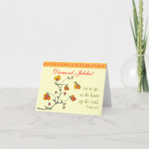 Catholic Nun Diamond Jubilee Card