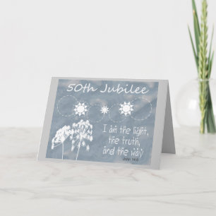 Catholic Nun "Golden Jubilee" Card