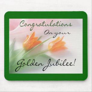 Catholic Nun "Golden Jubilee" Cards & Gifts Mouse Pad