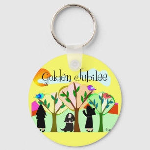 Catholic Nun Golden Jubilee Gifts Key Ring