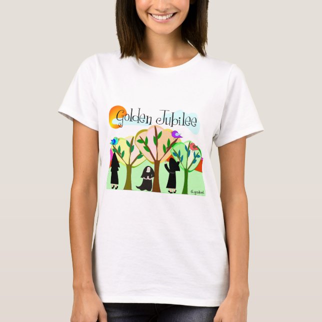 Catholic Nun Golden Jubilee Gifts T-Shirt (Front)