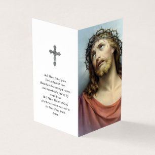 Catholic Prayer Cards   Crown of Thorns