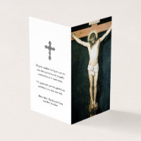Catholic Prayer Cards | Crucifixion of Jesus 1