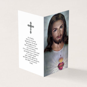 Catholic Prayer Cards   Devotion Sacred Heart