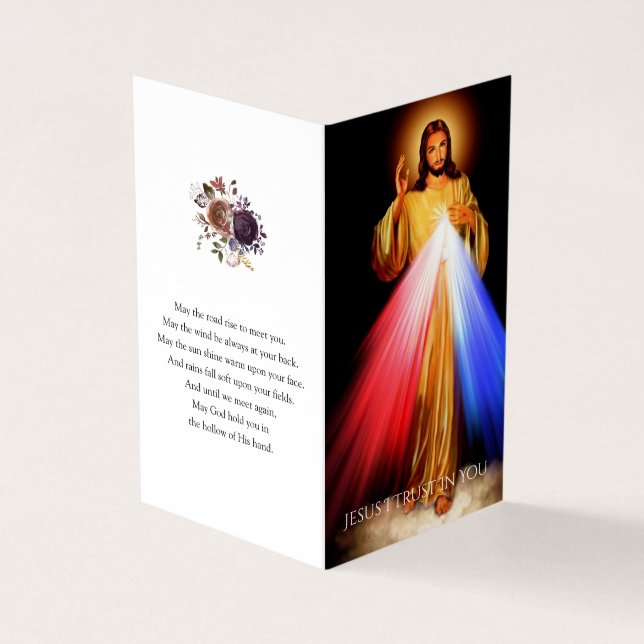 Catholic Prayer Cards | Divine Mercy (Outside)