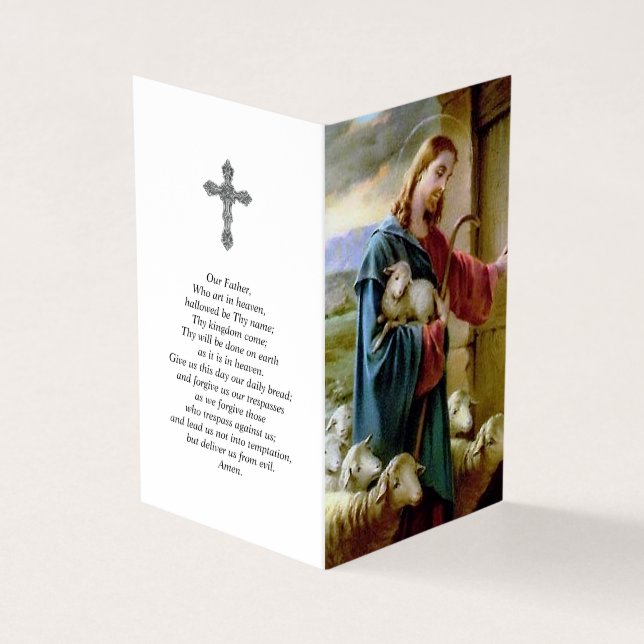 Catholic Prayer Cards | In Time of Loss (Outside)