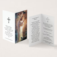 Catholic Prayer Cards | Jesus Knocking 1