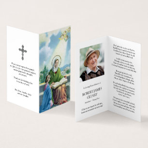 Catholic Prayer Cards   St Anne & Mary 2