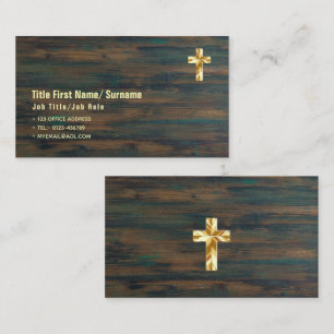 Catholic Priest Church Faith Clergy Christian Business Card