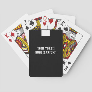 Catholic Priest Clergy Latin Funny Phrase Playing Cards
