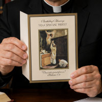 Catholic Priest Offering Mass Birthday Prayer