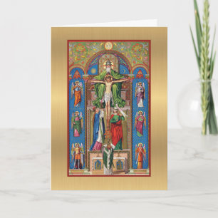 Catholic Priest  Traditional First Mass Card