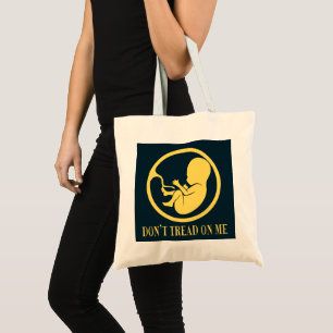 Catholic Pro Life Tote – Don’t Tread on Me Bag
