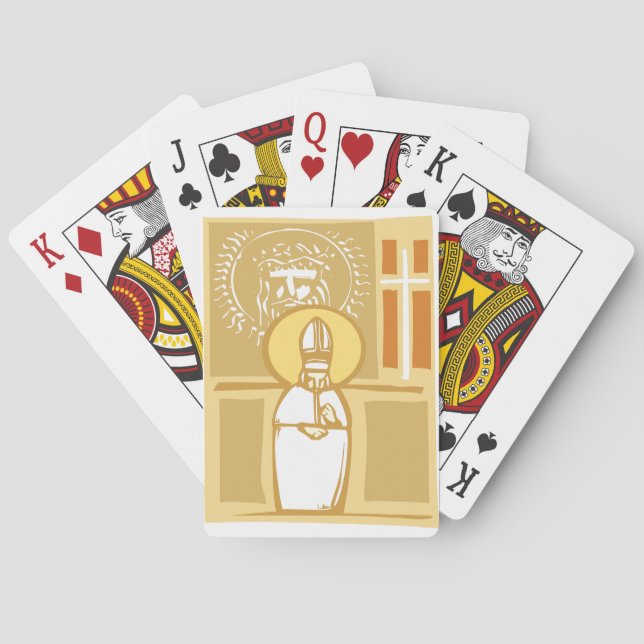 Catholic Religion Playing Cards (Back)