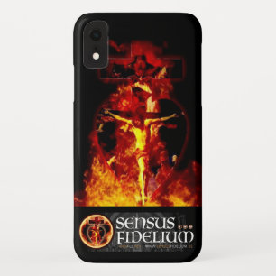 Catholic Religious Crucifix Holy Trinity iPhone XR Case