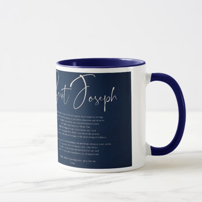 Catholic Religious Saint Joseph Catholic Mug (Right)