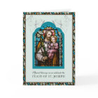 Catholic Religious St. Joseph Feast Prayer Card