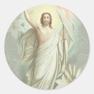 Catholic Sacred Heart of Jesus Classic Round Sticker