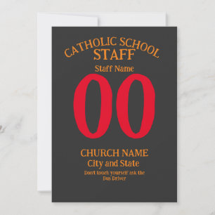Catholic School Ask the Staff 2024 2025 2026 Invitation
