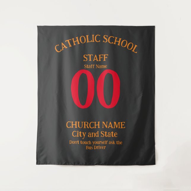 Catholic School Don't touch yourself Tapestry (Front)