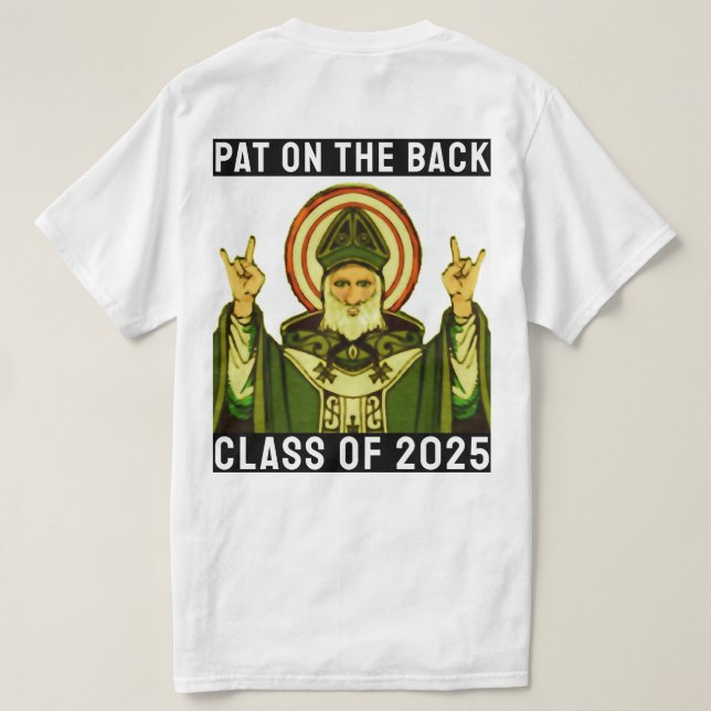 Catholic School Graduation 2025 T-Shirt (Design Back)