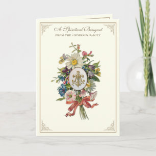 Catholic Spiritual Bouquet Prayer Virgin Mary Note Card