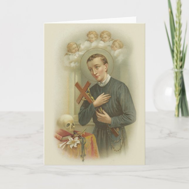 Catholic St. Gerard Majella Religious Childbirth Card (Front)