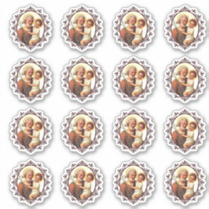 Catholic St. Joseph Child Jesus Religious Vinyl
