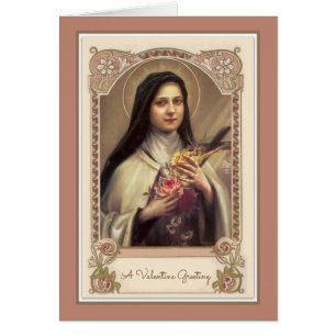 Catholic St. Therese Valentines Day