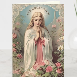 Catholic Sympathy Virgin Mary Scripture Card