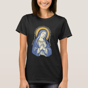 Catholic Vintage Hail Mary Full of Grace Christian T-Shirt