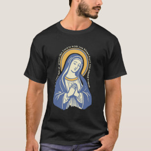 Catholic Vintage Hail Mary Full of Grace Christian T-Shirt