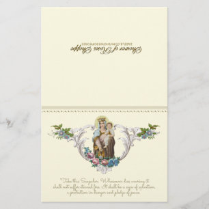 Catholic Virgin Mary Jesus Mount Carmel Religious