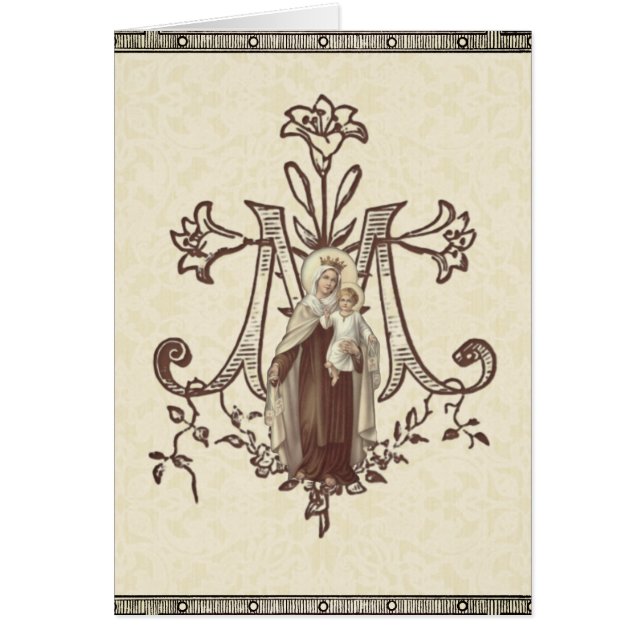 Catholic Virgin Mary Mount Carmel Religious (Front)