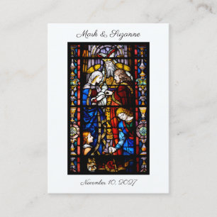 Catholic Wedding Engagement Favour Holy Card