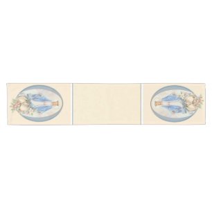 Catholic Wedding Engagement Virgin Mary Short Table Runner
