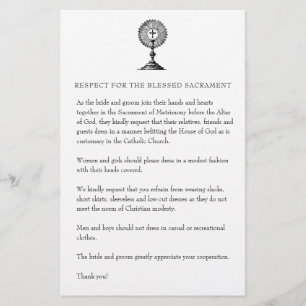 Catholic Wedding Modest Church Attire for Guests S Stationery