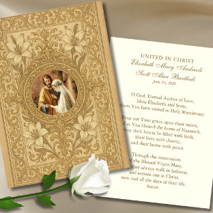 Catholic Wedding Prayer Betrothal Mary Joseph