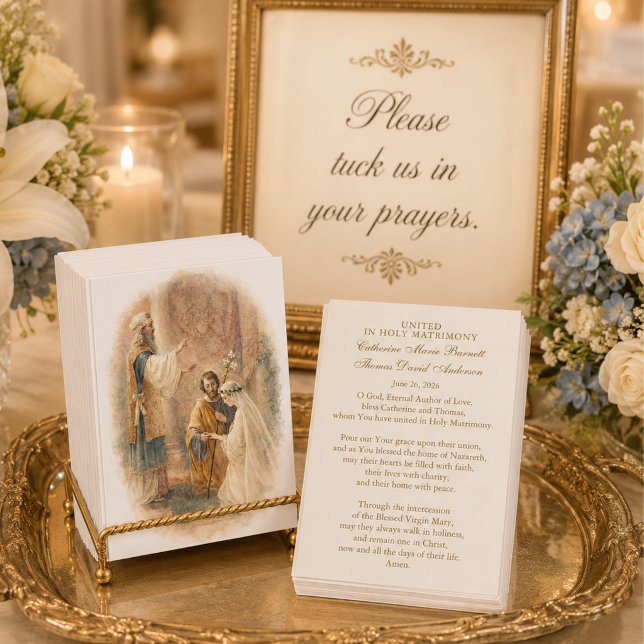 Catholic Wedding Prayer Card Betrothal  (Creator Uploaded)