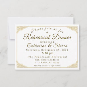 Catholic Winter Wedding Rehearsal Dinner