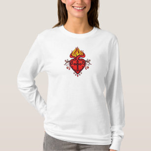 Catholic Women's Sacred Heart Long Sleeve Tee
