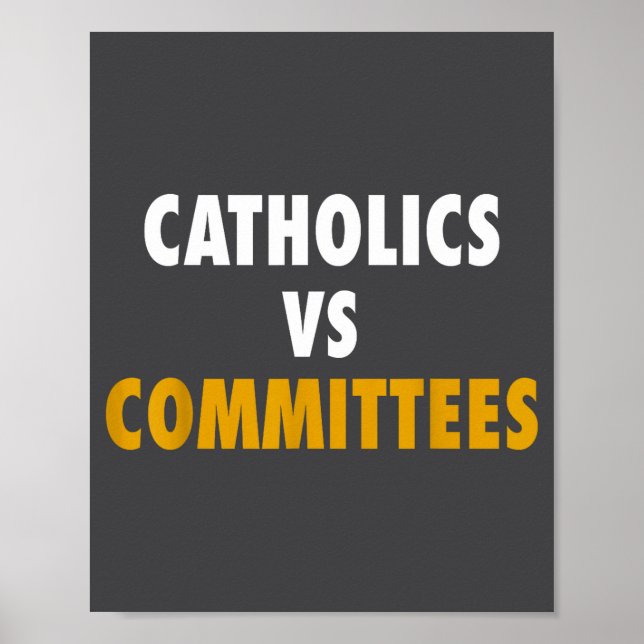 Catholics Vs Committees  Poster (Front)