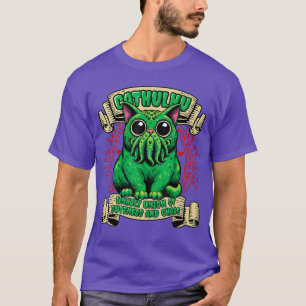 Cathulhu Cat Cthulhu Cosmic Horror Men Women Girls T-Shirt